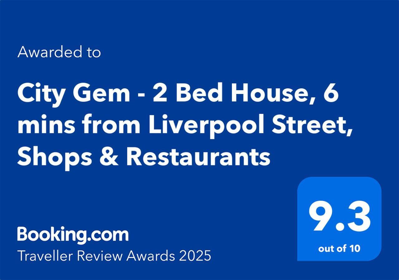 Сasa de vacaciones Gem - 2 Bed House, 6 Mins From Liverpool Street, Shops & Restaurants Londres
